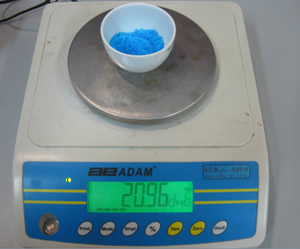 hydrous copper sulphate