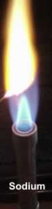 Sodium give an orange-yellow flame.