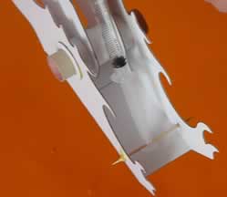Glue the syringe attachment to the base.