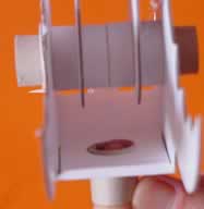 Preparing the point of rotation of the base.