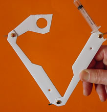 The truning mechanism fully assembled.